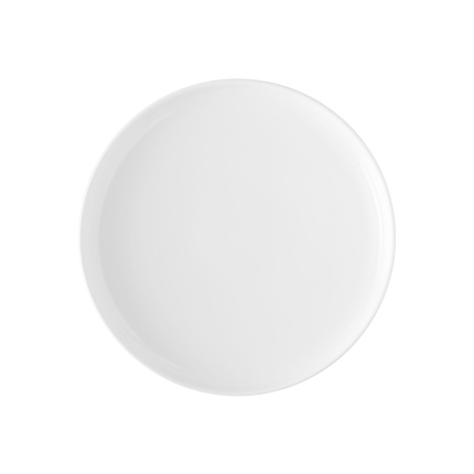Assiette à dessert Coupe blanc 20 cm – Flow