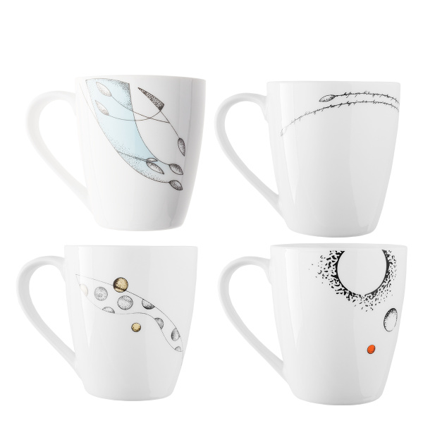 Tasse 330 ml Set 4 pcs- Éléments S-Art