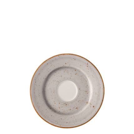Soucoupe à café 16 cm grise - Hotel Inn Chic colorée