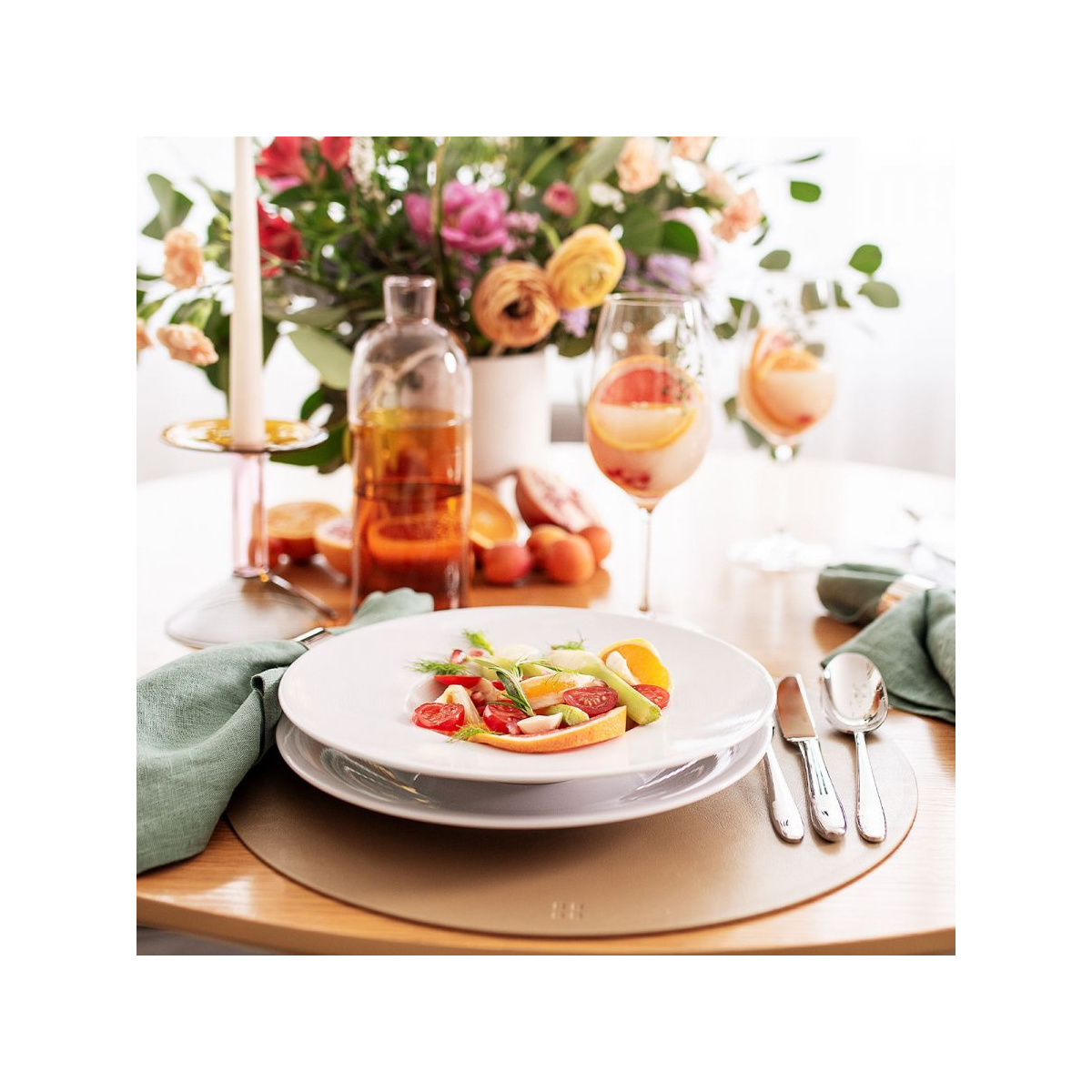 Assiette creuse 27 cm lot de 4 - Basic Chic