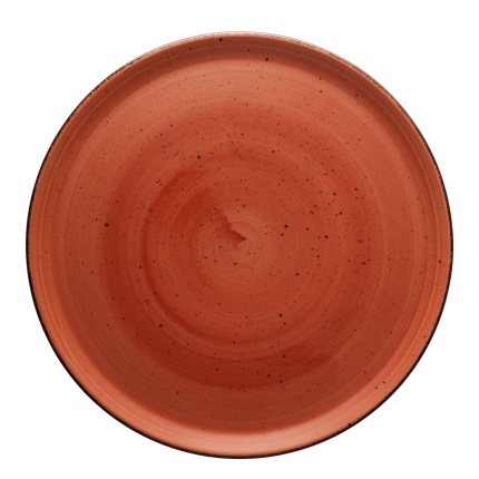 Assiette à pizza 35 cm rouge - Hotel Inn Chic colorée