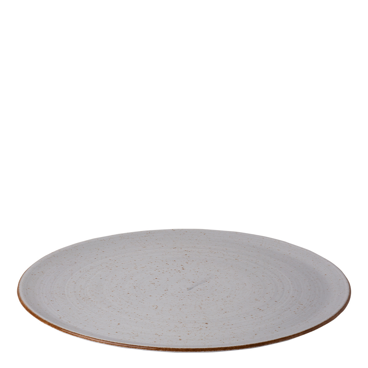 Assiette à pizza 35 cm grise - Hotel Inn Chic colorée