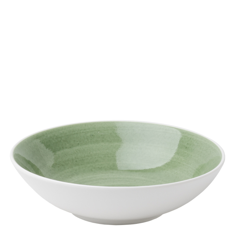 Assiette creuse Coupe olive/blanc ø19,5 cm - Grand Hotel Premium Couleur