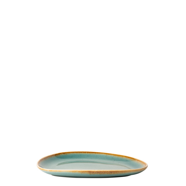 Assiette Triangle Sand turquoise 20,5 x 15,9 cm – Gaya