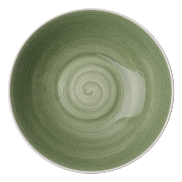 Assiette creuse Coupe olive/blanc ø19,5 cm - Grand Hotel Premium Couleur