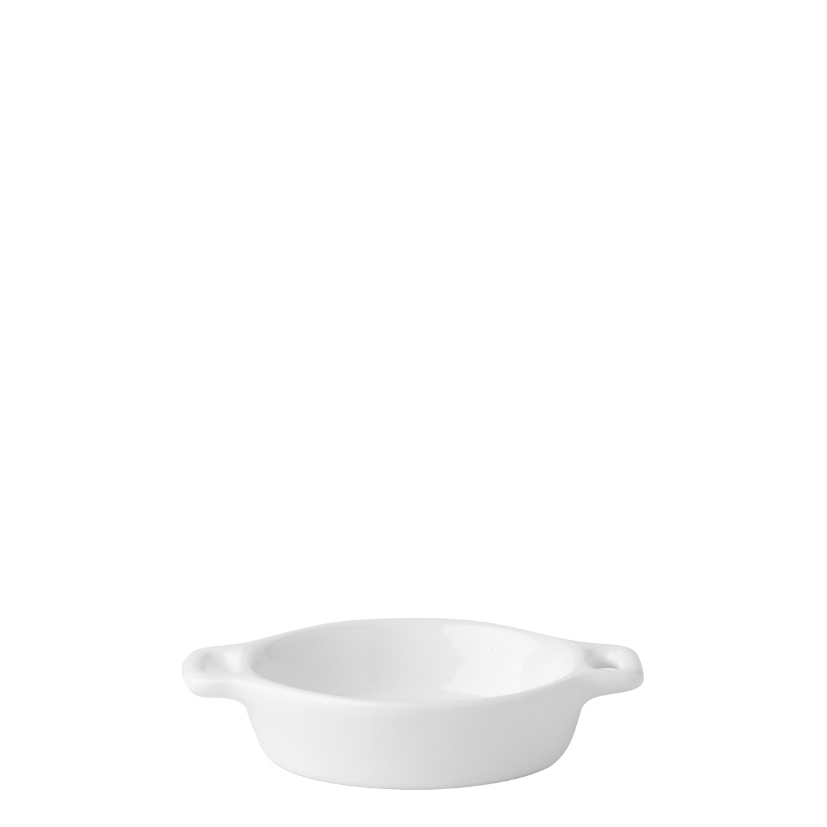 Bol ovale Flowl Atelier blanc avec anses 7,9 x 7 cm - Gaya