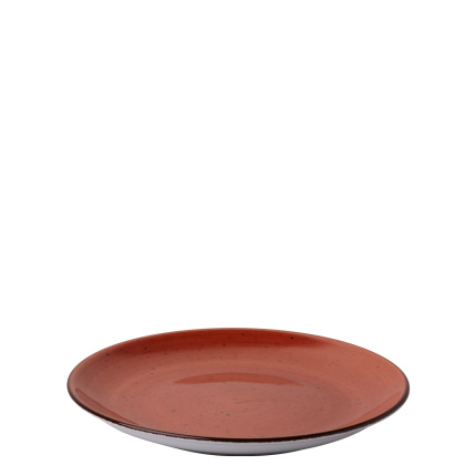 Assiette plate 21 cm rouge – Hotel Inn Chic coloré