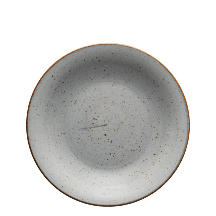 Assiette plate 25 cm grise - Hotel Inn Chic colorée