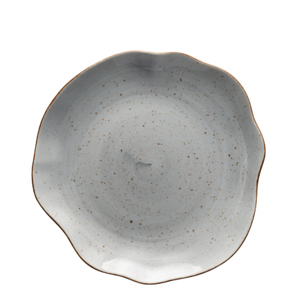 Assiette plate 28 cm grise - Hotel Inn Chic colorée