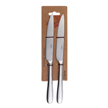 Couteaux à steak set 2 pièces - Basic Alpha