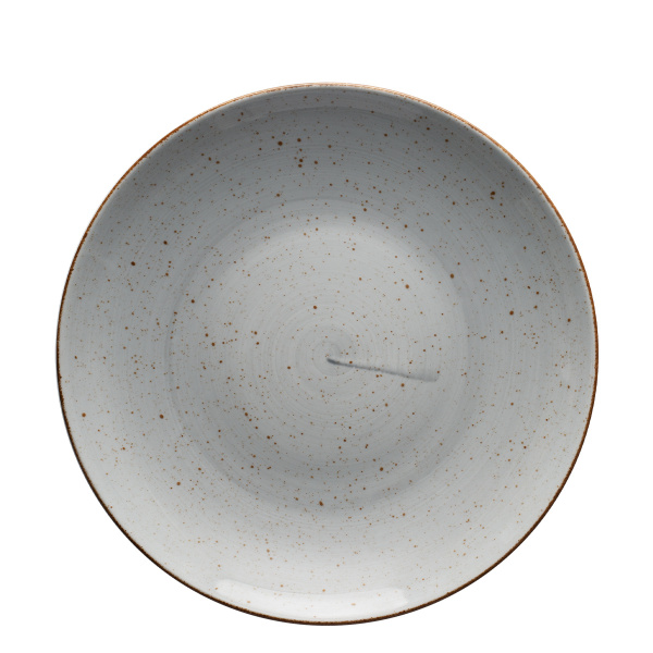 Assiette plate 31 cm grise - Hotel Inn Chic colorée