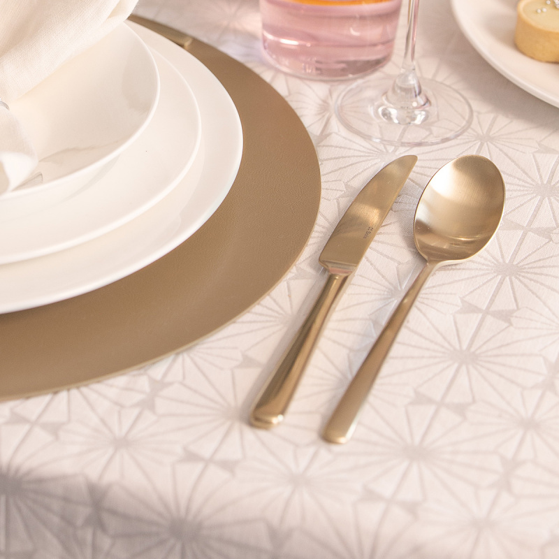 Set de couverts 24 pcs – Salamanca PVD Champagne entièrement mat