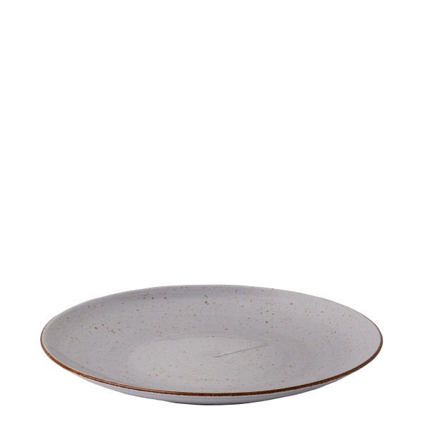 Assiette plate 31 cm grise - Hotel Inn Chic colorée