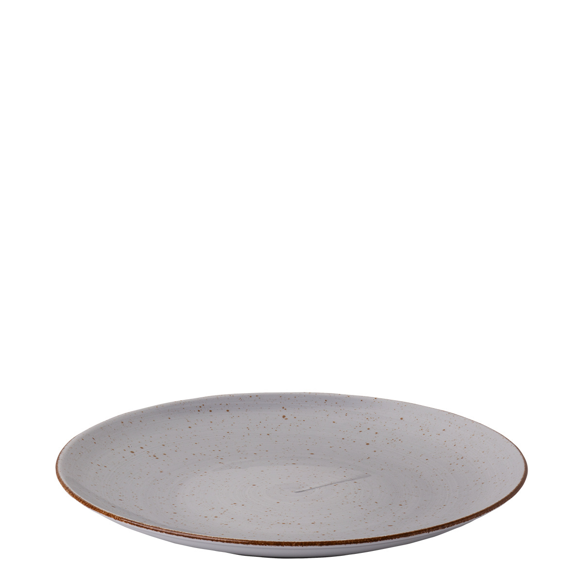 Assiette plate 31 cm grise - Hotel Inn Chic colorée