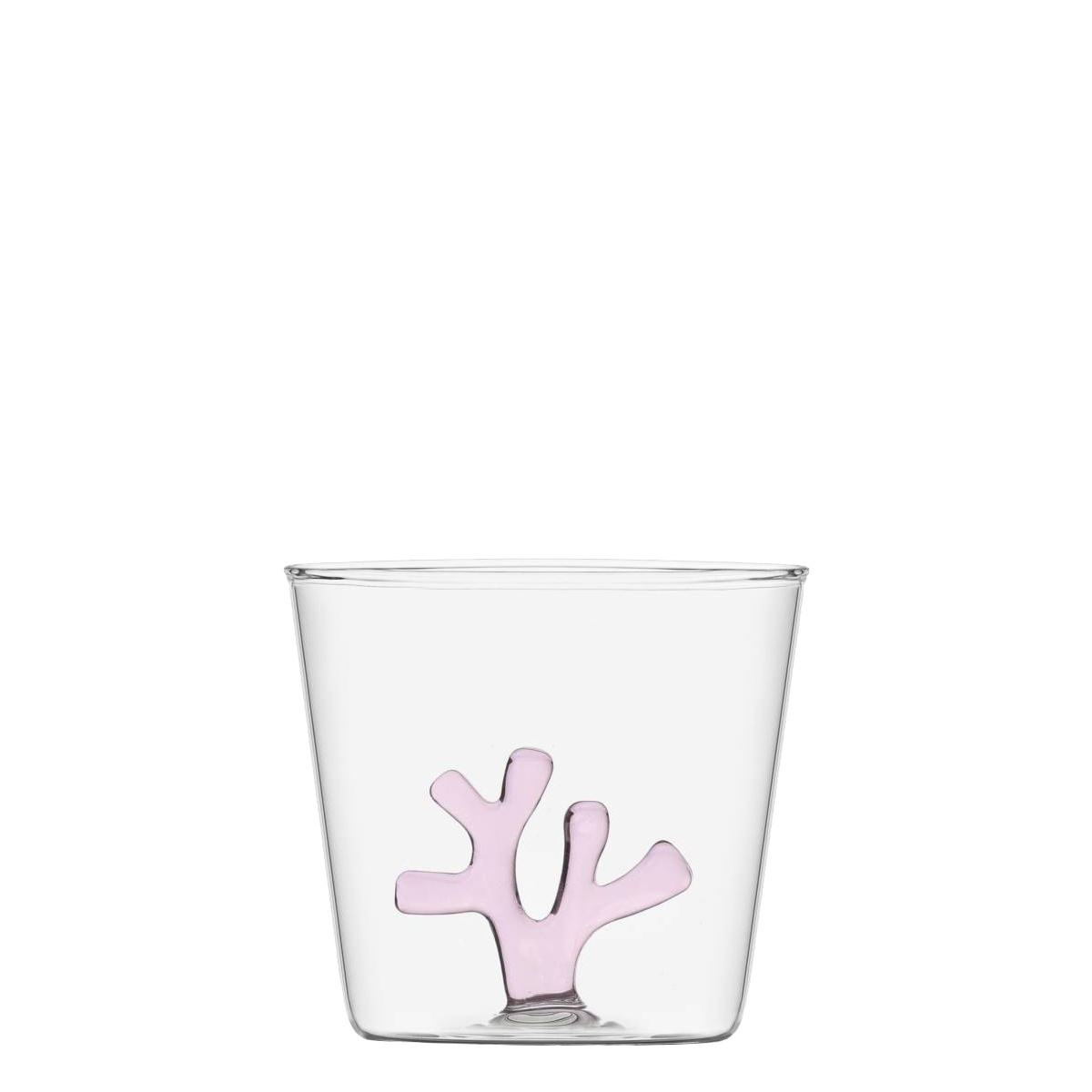 Verre avec corail rose 350 ml