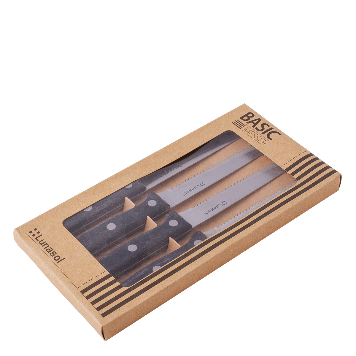 Set de couteaux à steak 4 pcs – Basic Bistro Lunasol