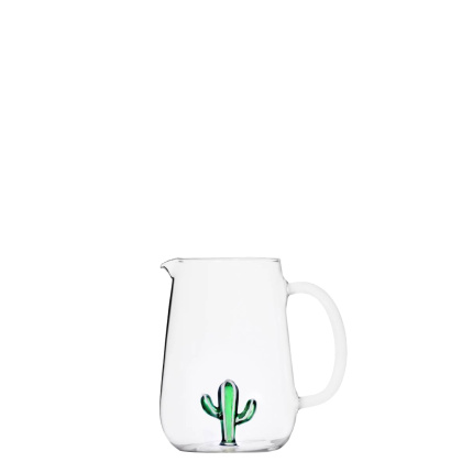 Carafe avec cactus vert et blanc 1,75 l - Ichendorf