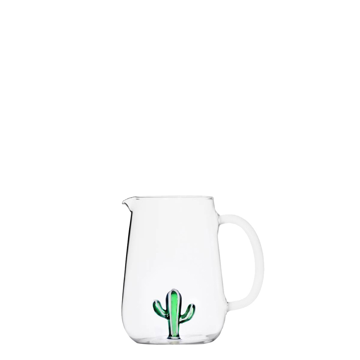 Carafe avec cactus vert et blanc 1,75 l - Ichendorf