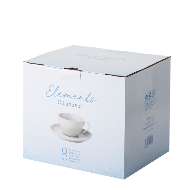 Service à café 8 pièces – Elements North Organic