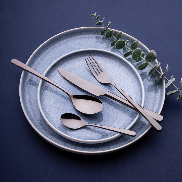 Set de couverts 24 pcs – Salamanca PVD gris