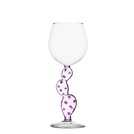 Verre à vin cactus rose - Ichendorf