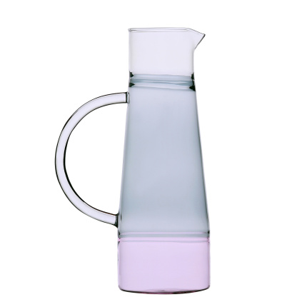 Carafe rose/fumé/transparent 1,5 l - Ichendorf