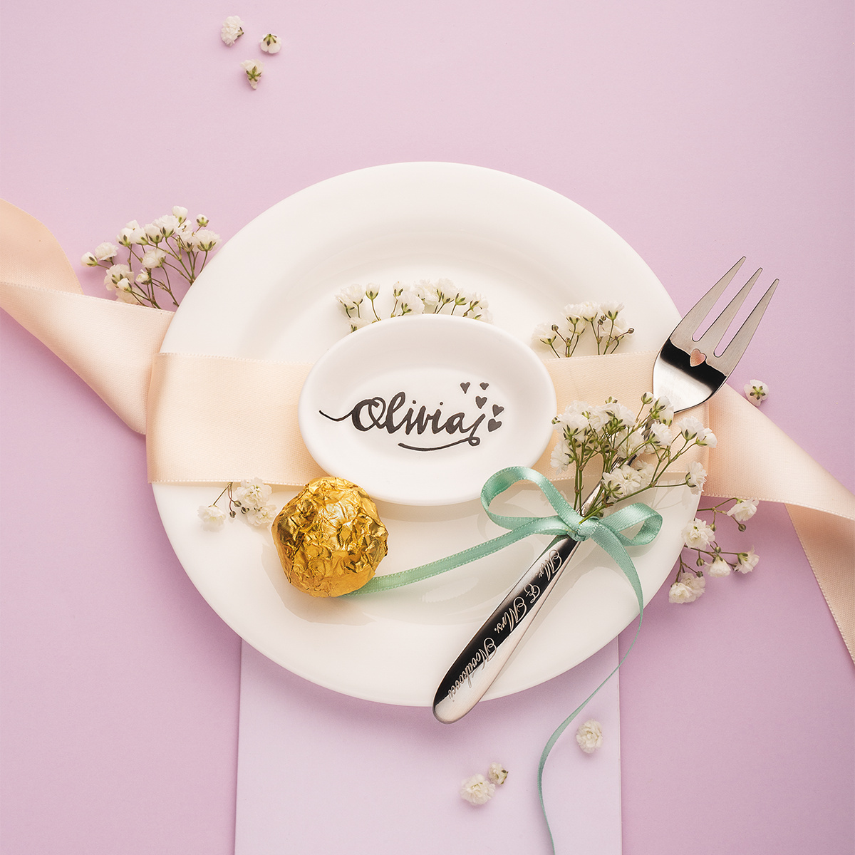 Petite assiette Sina premium platinum line