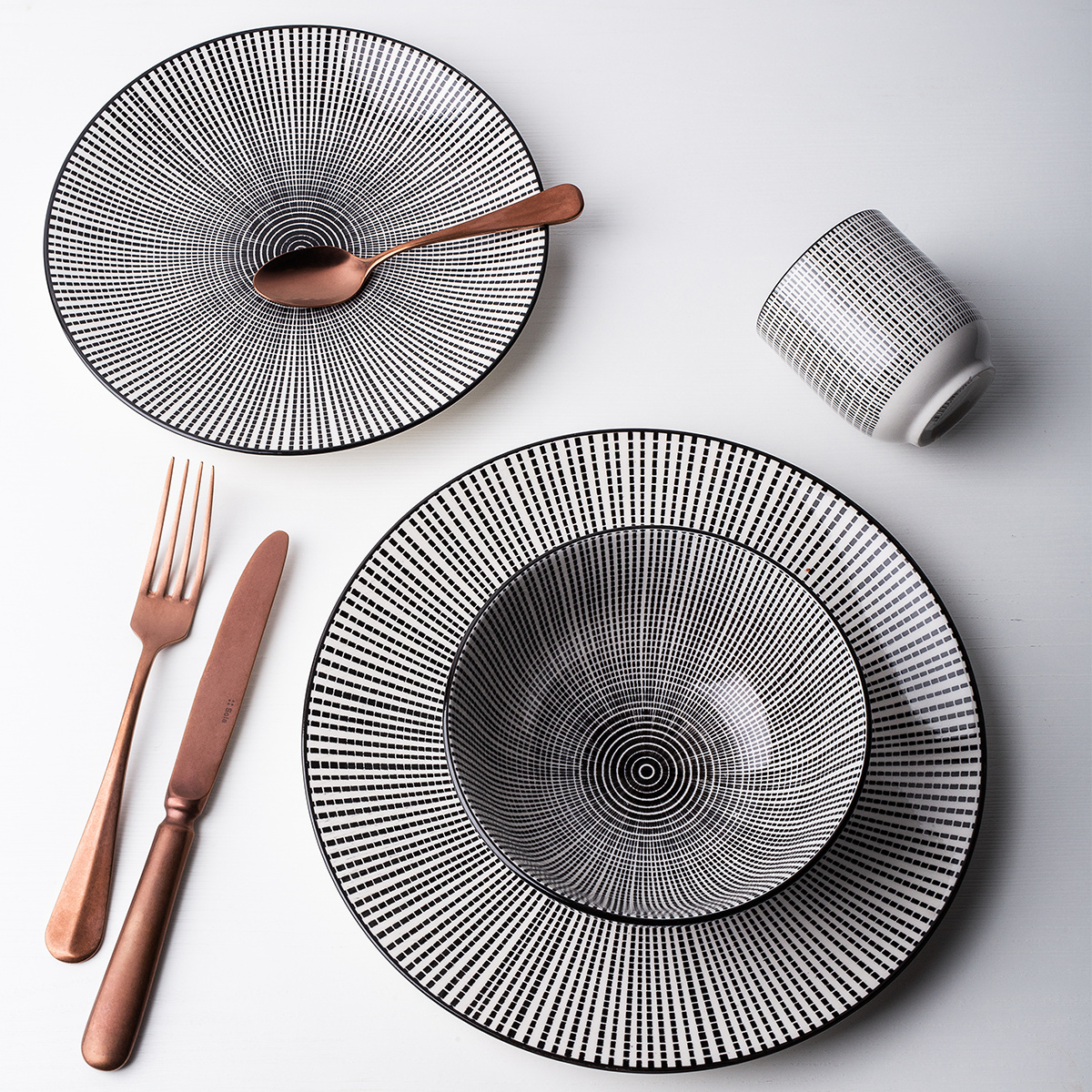 Set en porcelaine 24 pcs — Gaya Elements Fire