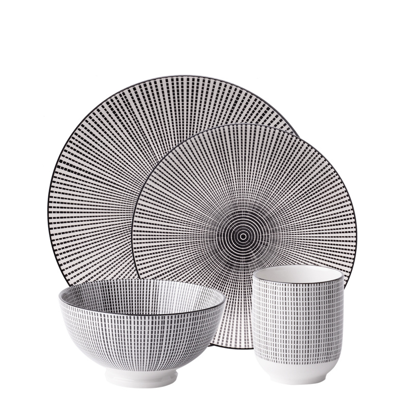 Set en porcelaine 24 pcs — Gaya Elements Fire
