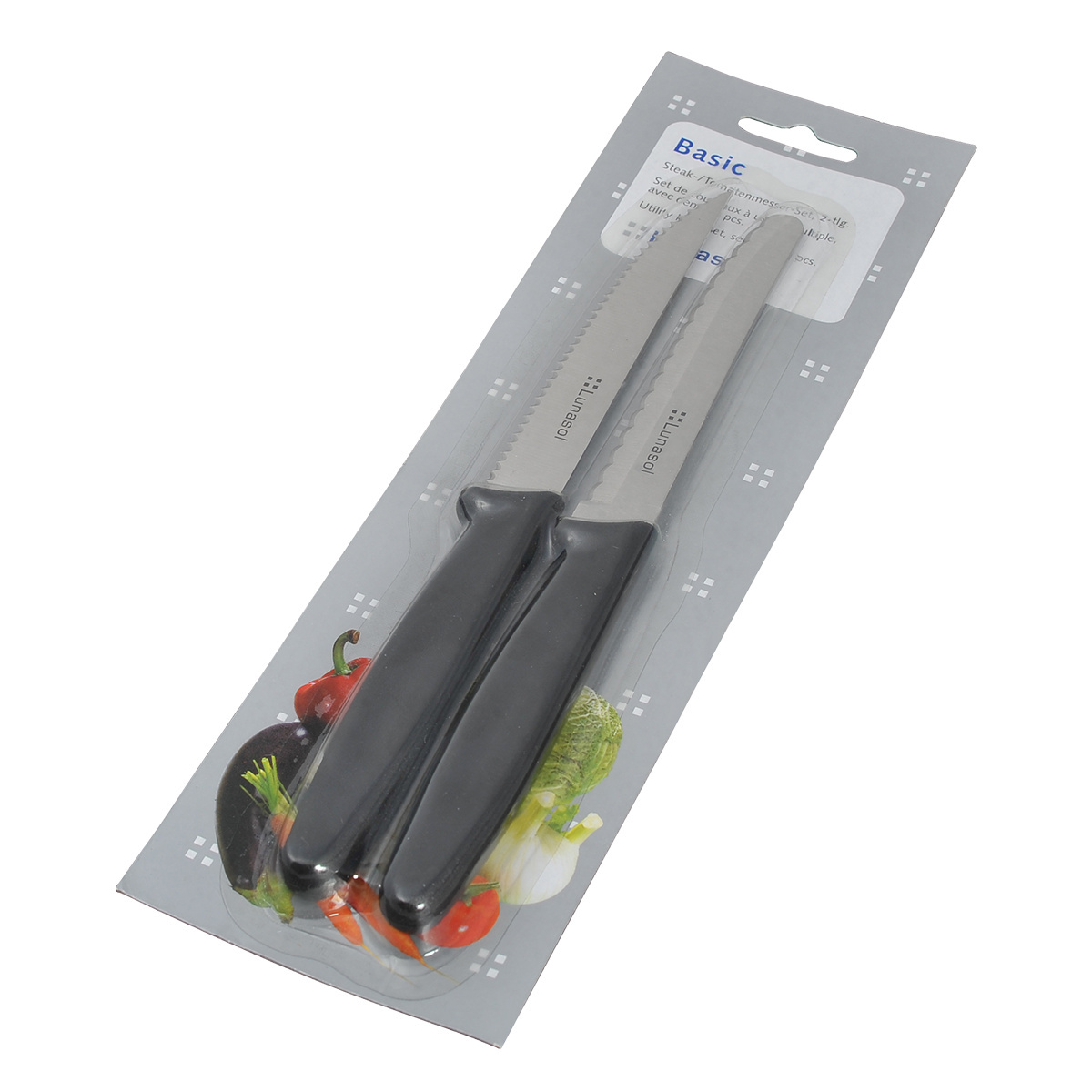 Set de couteaux à steak / couteaux à tomates 2 pcs – Basic