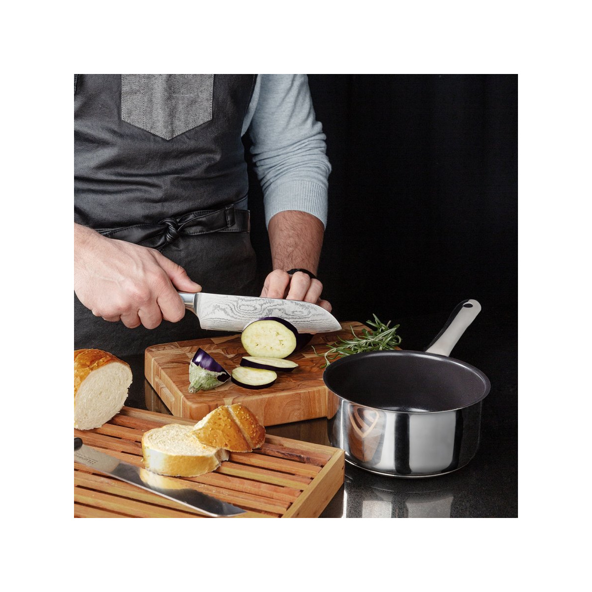 Casserole ø 16 cm, H: 7,5 cm - Saturn Lunasol