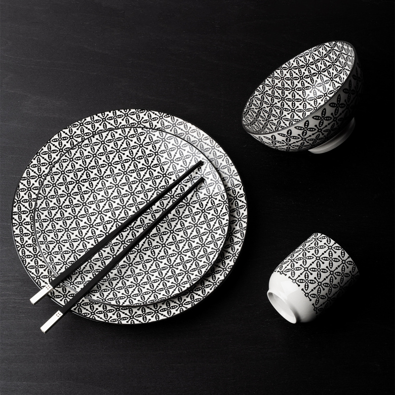 Set en porcelaine 24 pcs — Gaya Elements Wood