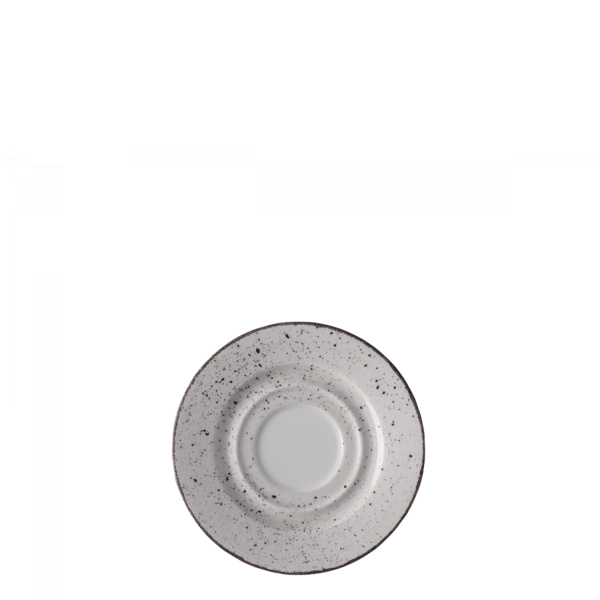Soucoupe combinée Relief gris vintage ø15,5 cm - couleur Hotel Inn Chic