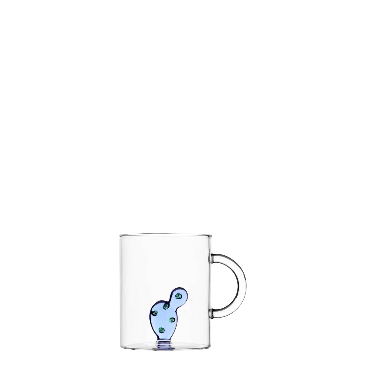 Tasse avec cactus bleu 350 ml