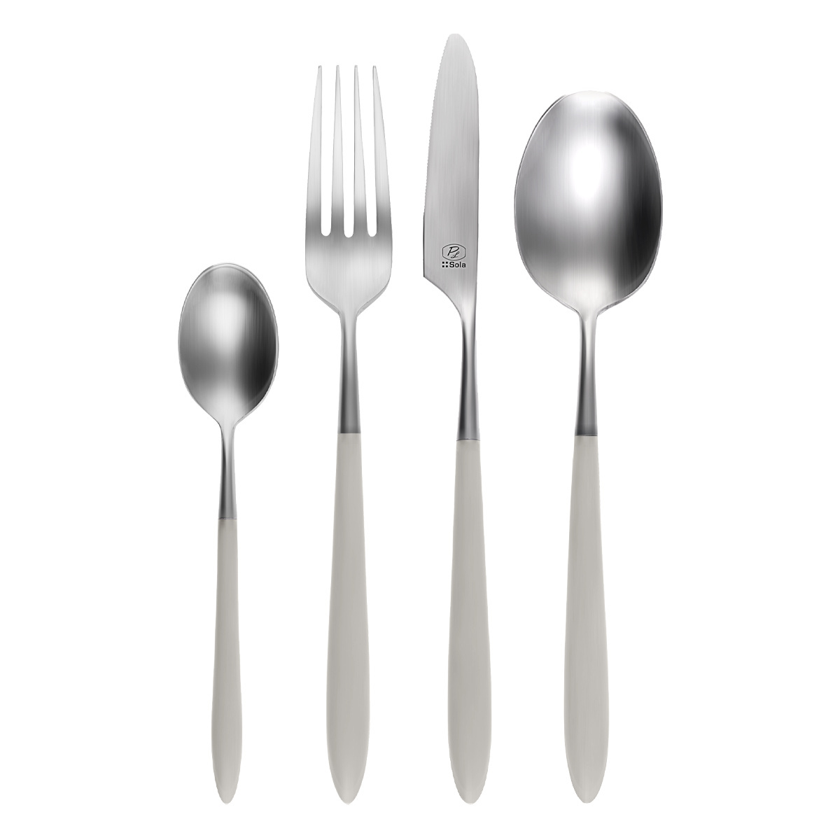 Set de couverts 16 pcs – GAYA Exeter manche sable mat