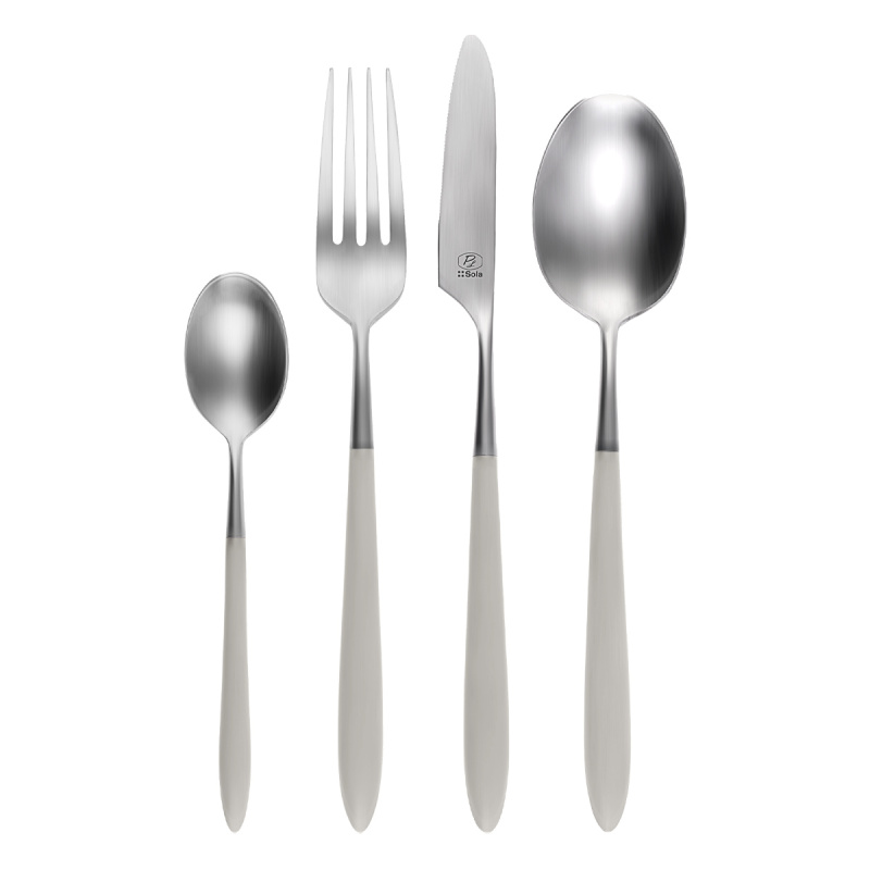 Set de couverts 16 pcs – GAYA Exeter manche sable mat