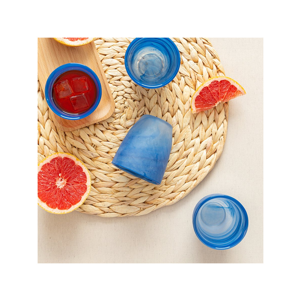 Verre bleu 300 ml – Elements Glass
