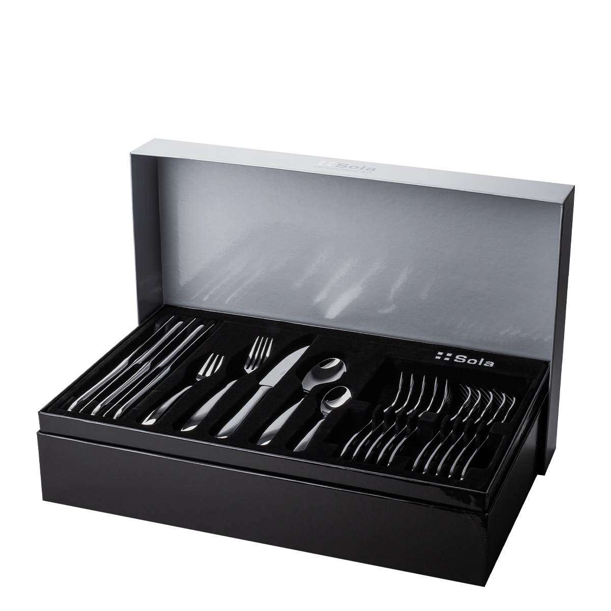 Set de couverts 60 pcs – Alpha manche mat