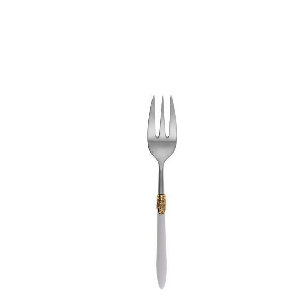 Set de couverts 36 pcs – Gaya Exeter Gold Ring manche blanc mat