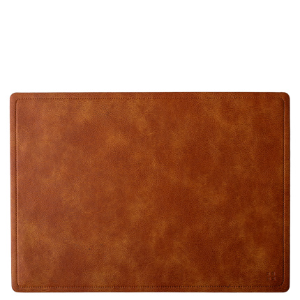 Set de table rectangulaire marron PVC – Elements Ambiente