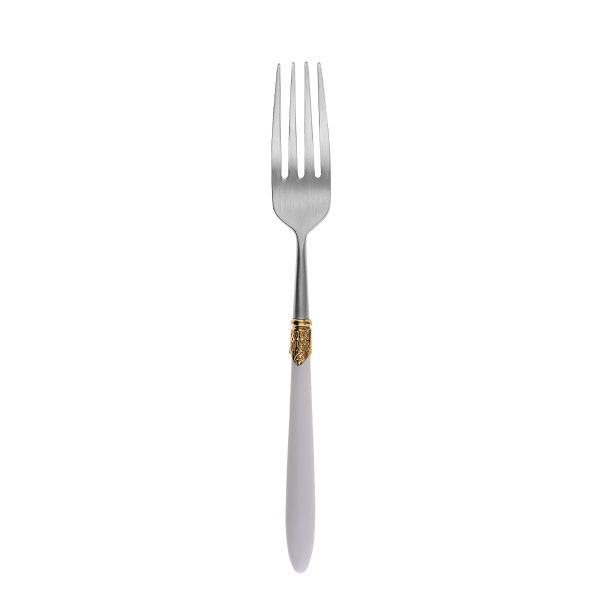 Set de couverts 36 pcs – Gaya Exeter Gold Ring manche blanc mat