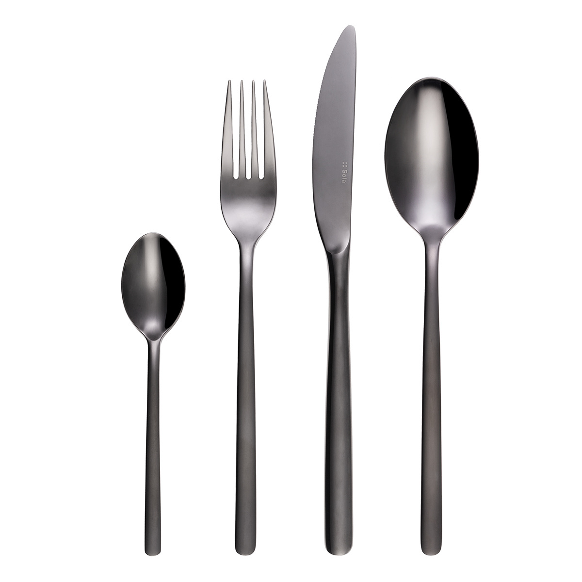 Set de couverts 30 pcs – Costa Rica PVD gris