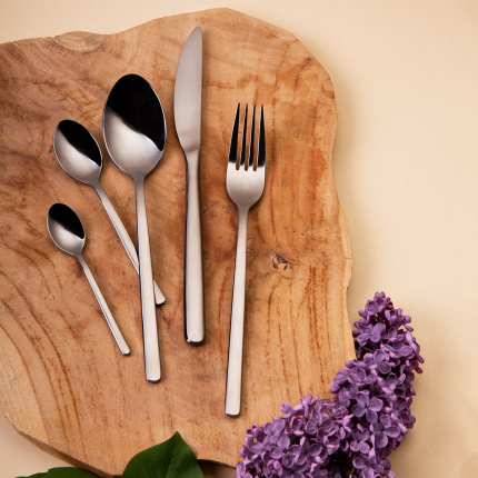 Set de couverts 30 pcs – Costa Rica PVD gris