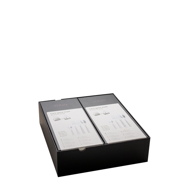 Set de couverts 36 pcs – Lara entièrement mat