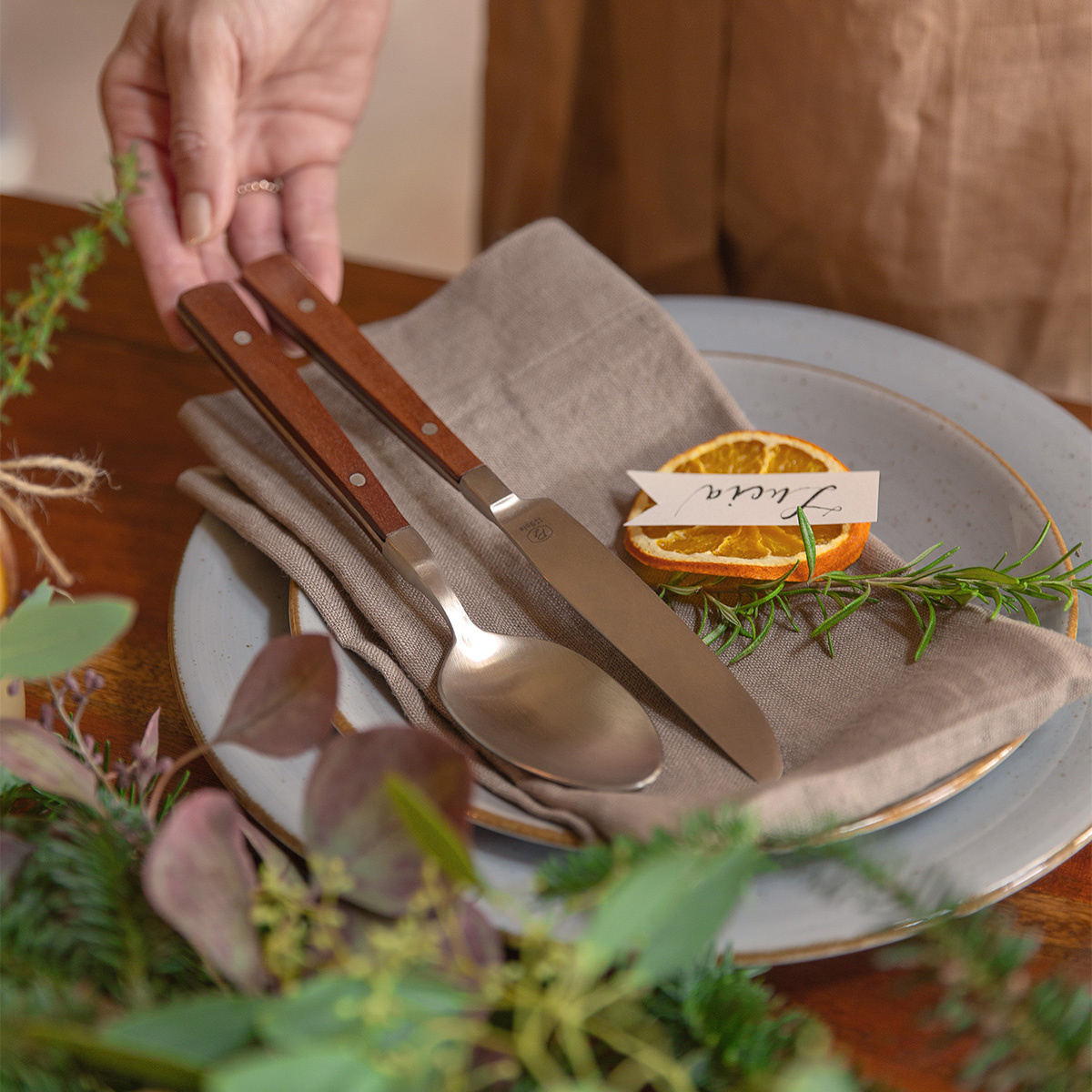 Set de couverts 24 pcs – Image Sawo Wood