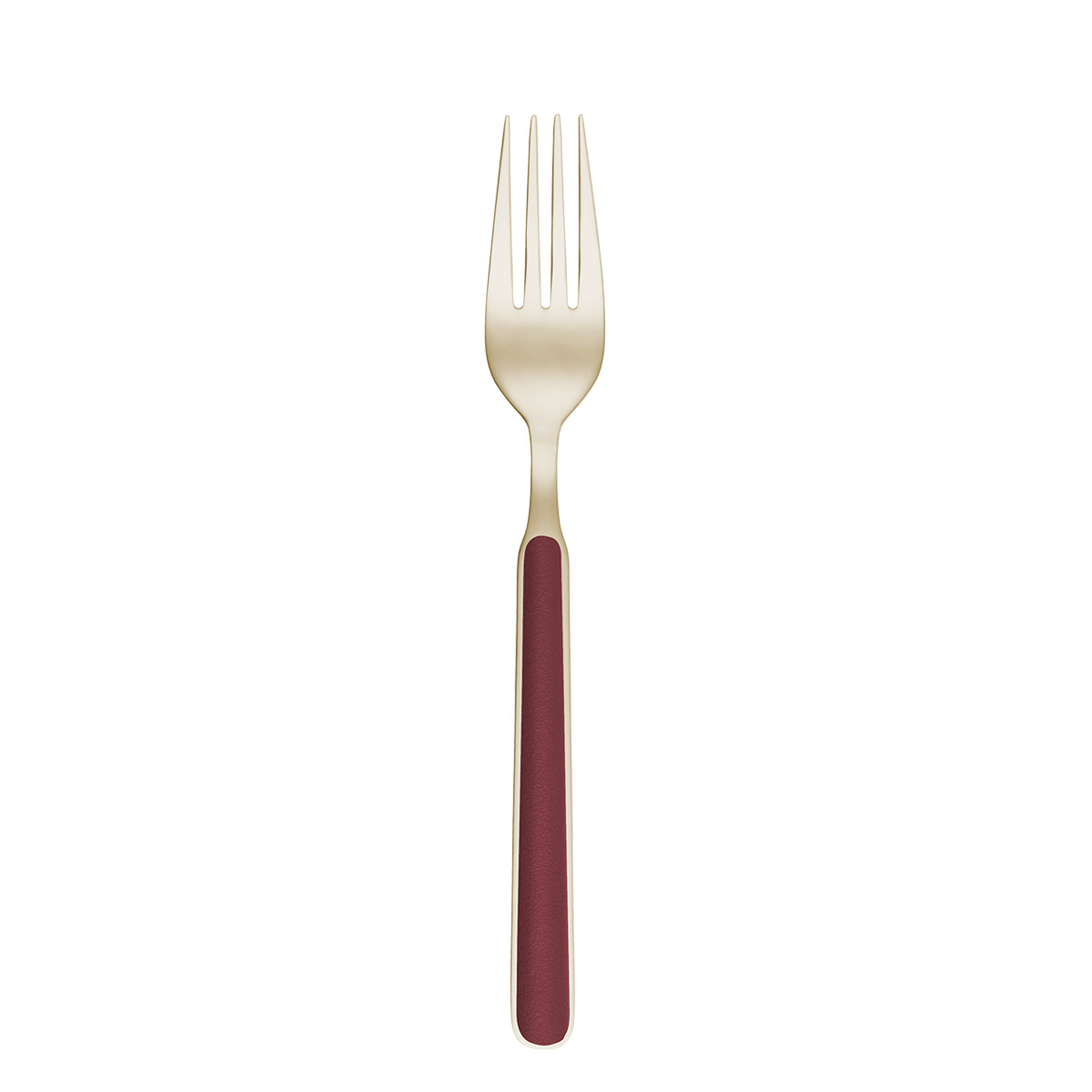 Fourchette Galerie Brique PVD champagne brillant