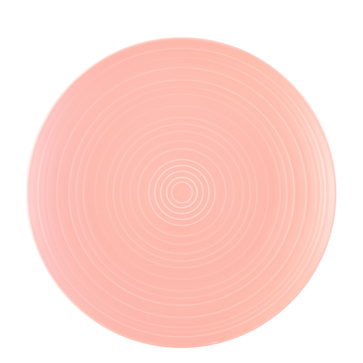Assiette plate Gaya RGB Spiral en rose clair 28 cm