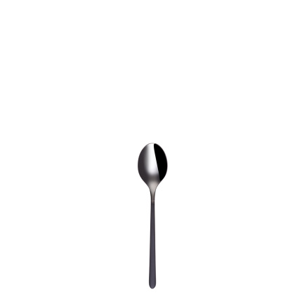 Set de 4 cuillères à moka - Porto PVD titane foncé / noir sablé