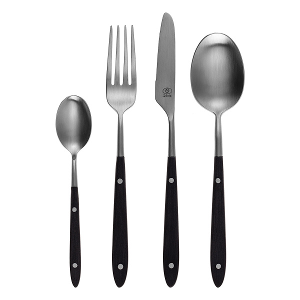 Set de couverts 30 pcs – GAYA Exeter Bistro manche noir