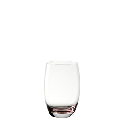 Verres tumbler 460 ml avec fond en spirale rouge 6 pcs - Optima Glas Lunasol